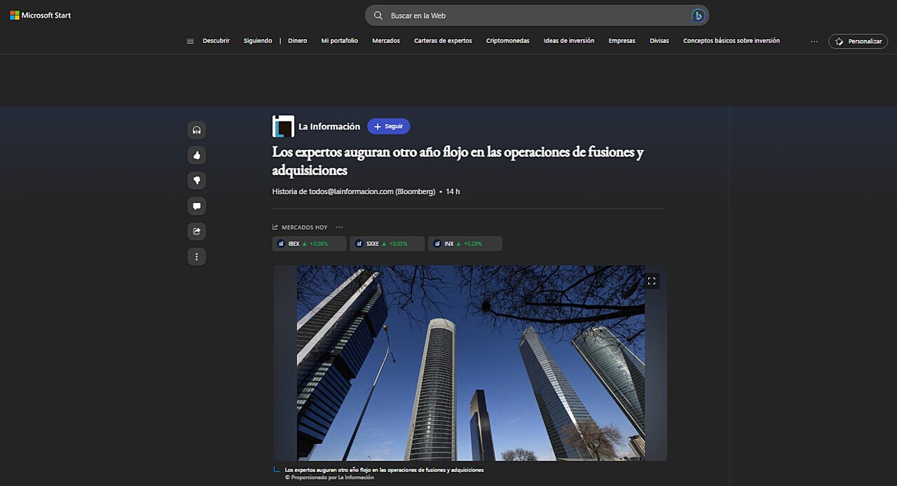 Los expertos auguran otro ao flojo en las operaciones de fusiones y adquisiciones